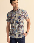 Half Sleeves Floral Print Shirt EOSS