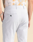 Light Grey Cotton Stretch Chinos EOSS