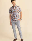 Grey Cotton Stretch Chinos EOSS