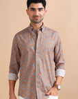 Floral Rust Shirt