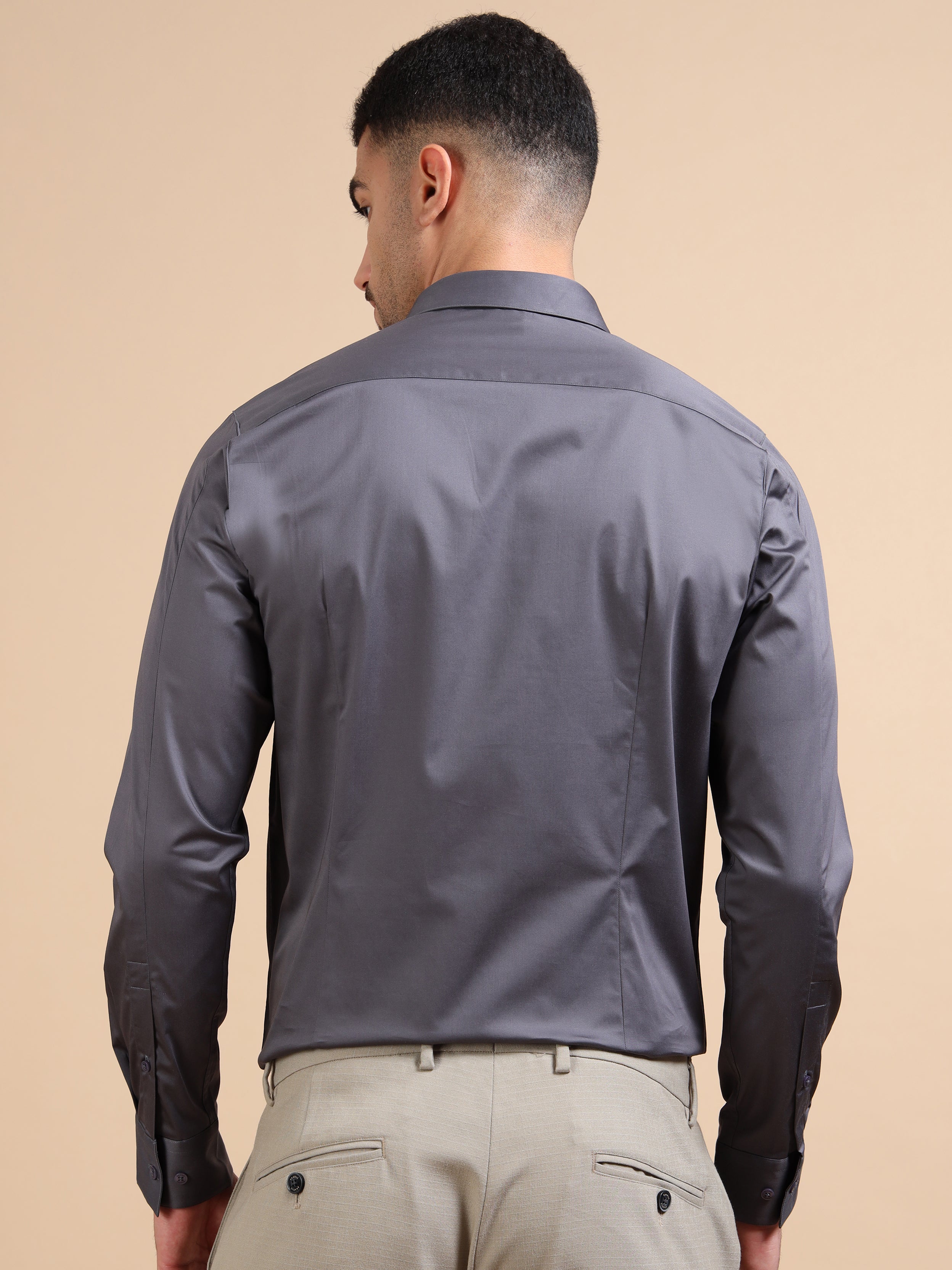 Dark Grey Stretch Premium Shirt