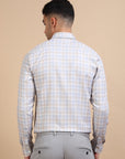 Subtle Light Formal Check Shirt