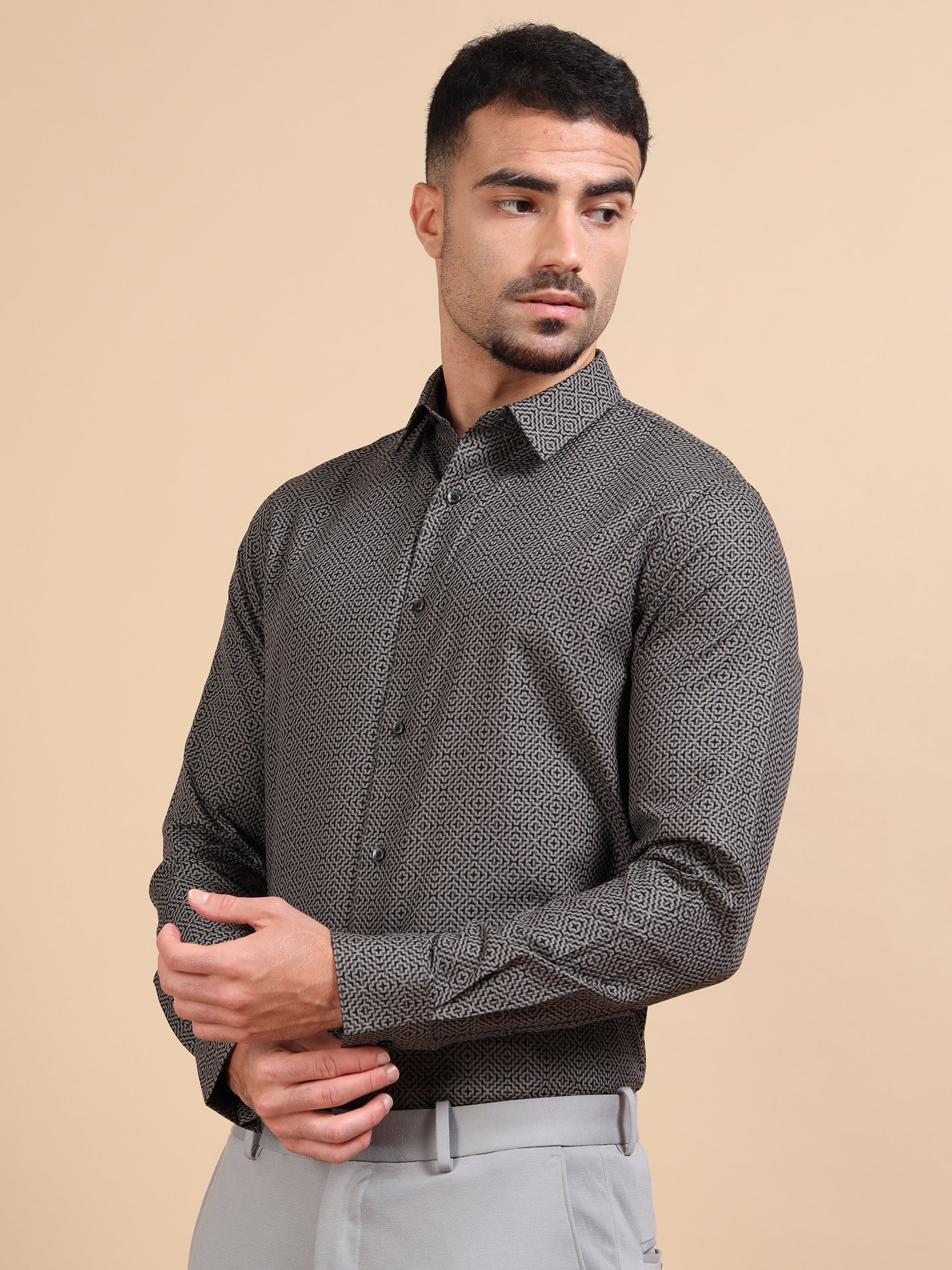 Dark Jacquard Premium Shirt