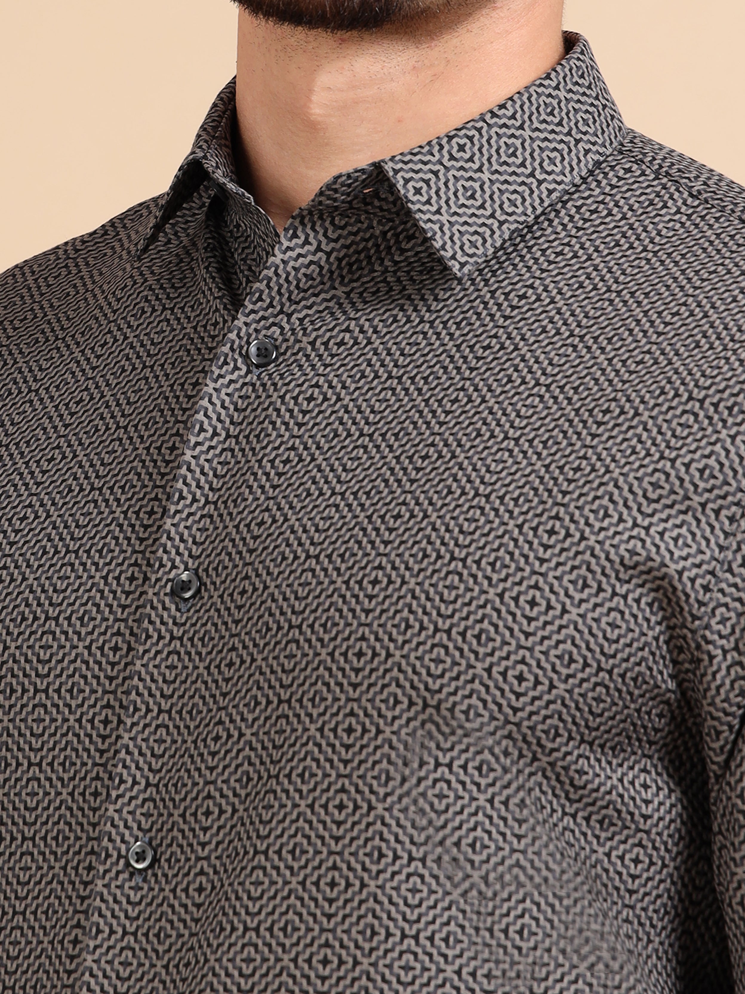 Dark Jacquard Premium Shirt