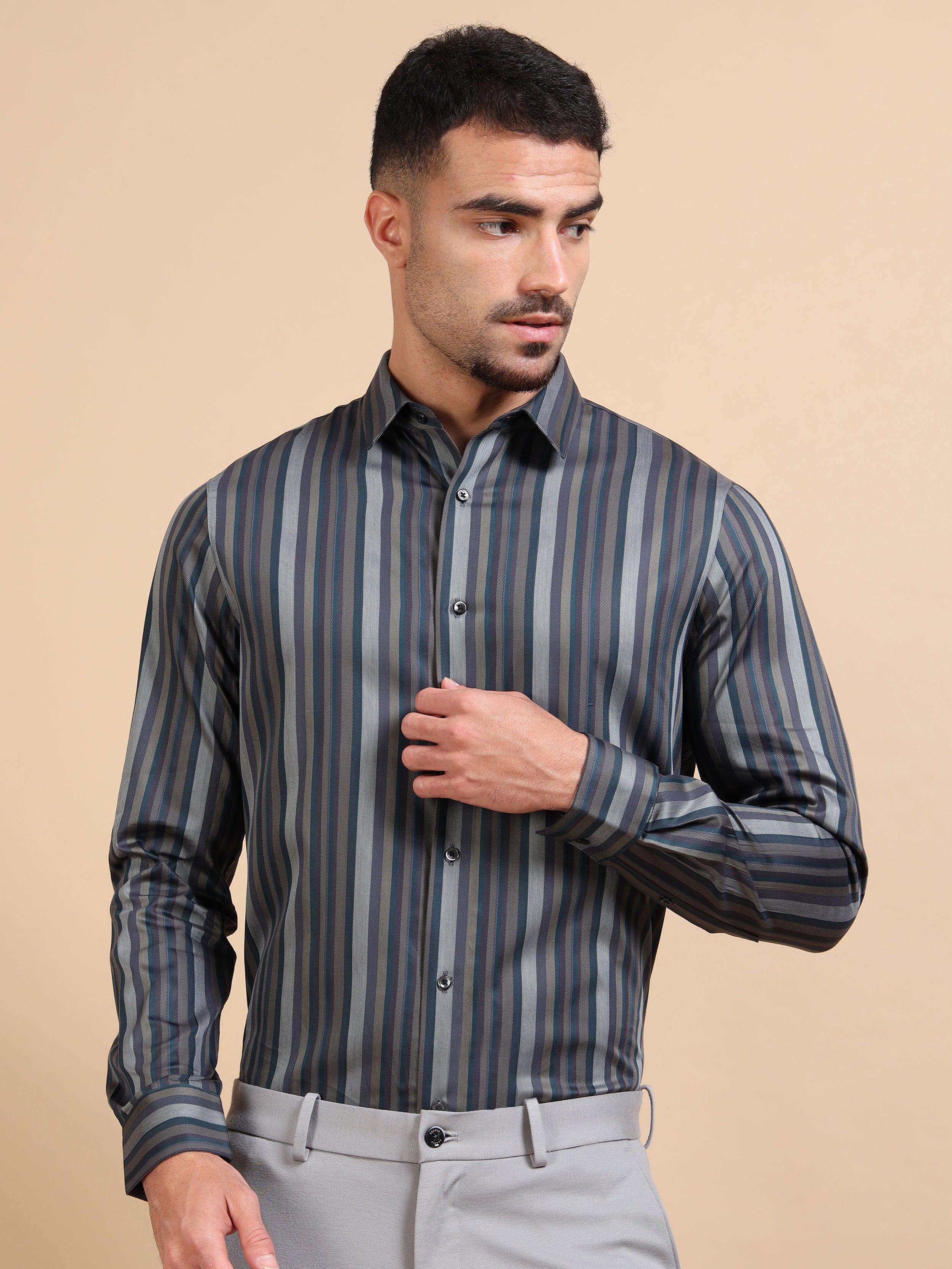 Embody Stripe Premium Formal Shirt