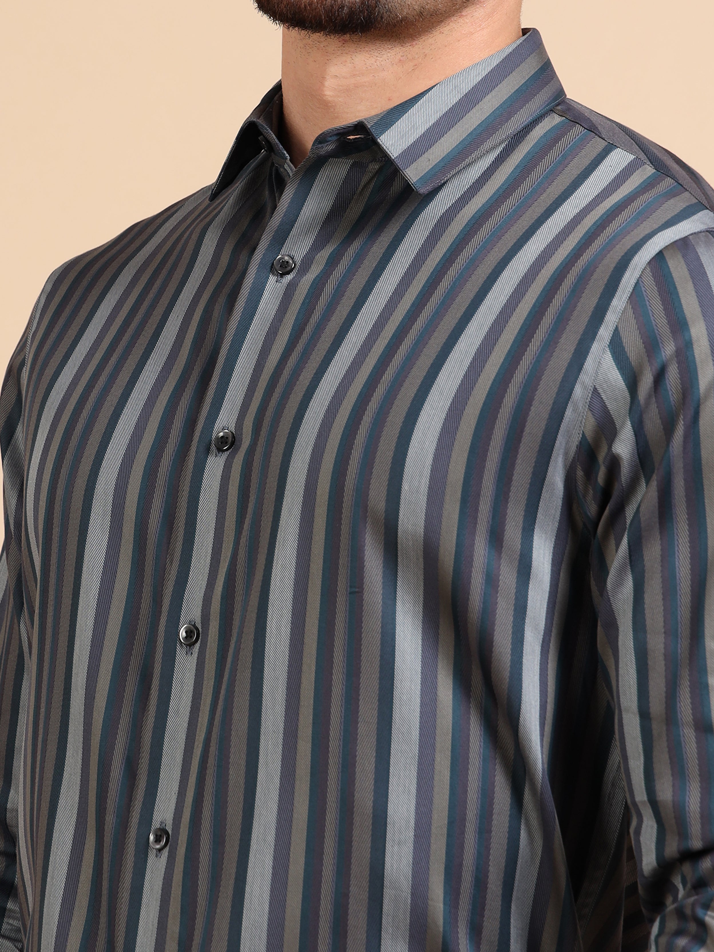 Embody Stripe Premium Formal Shirt