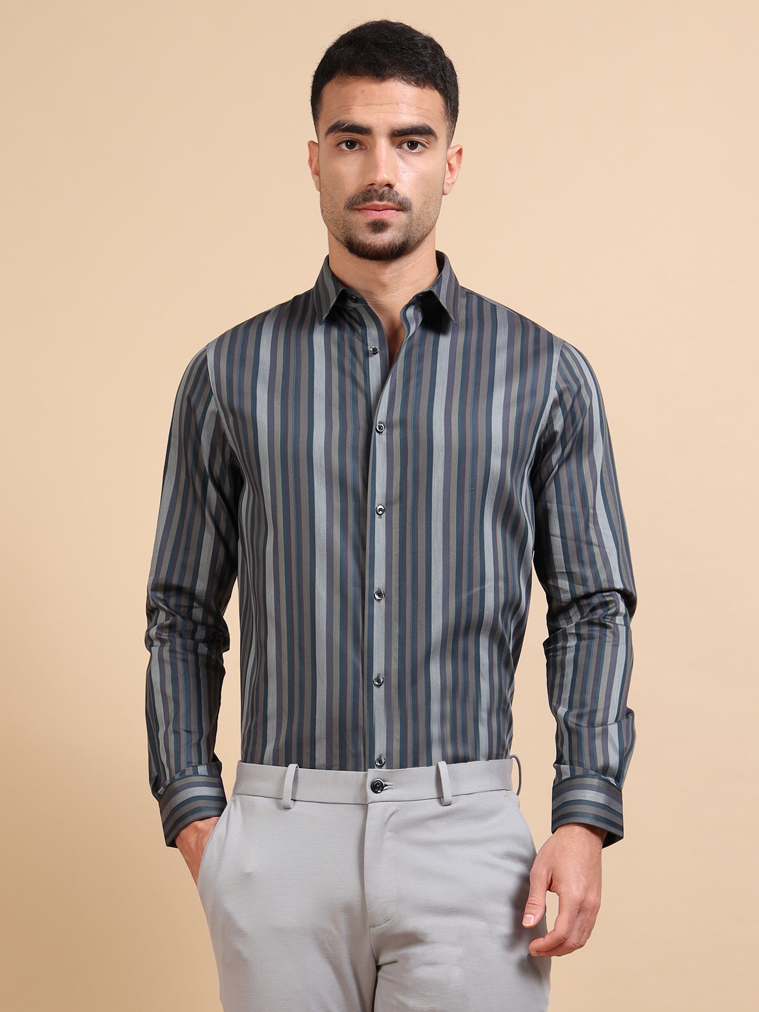 Embody Stripe Premium Formal Shirt