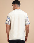 Treasure Island Cuban Collar Print