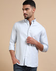 Blue Premium Casual Stripe Shirt