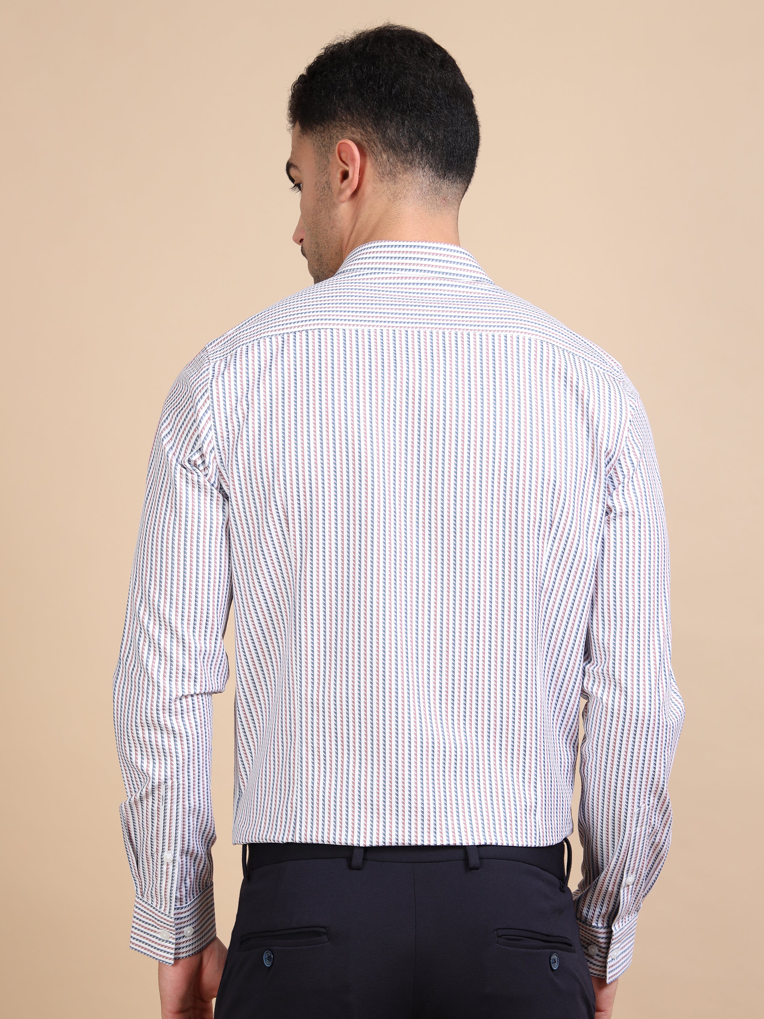 Pin Striped Premium Formal Shirt