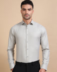 Grey Dobby Formal Shirt