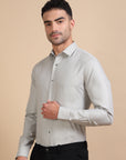 Grey Dobby Formal Shirt