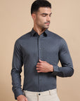 Grey Small Jacquard Shirt