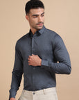 Grey Small Jacquard Shirt