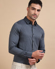 Grey Small Jacquard Shirt