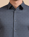 Grey Small Jacquard Shirt