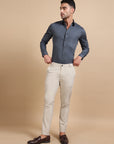 Grey Small Jacquard Shirt