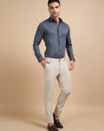 Grey Small Jacquard Shirt