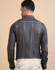 Cobalt Stripe Formal Shirt