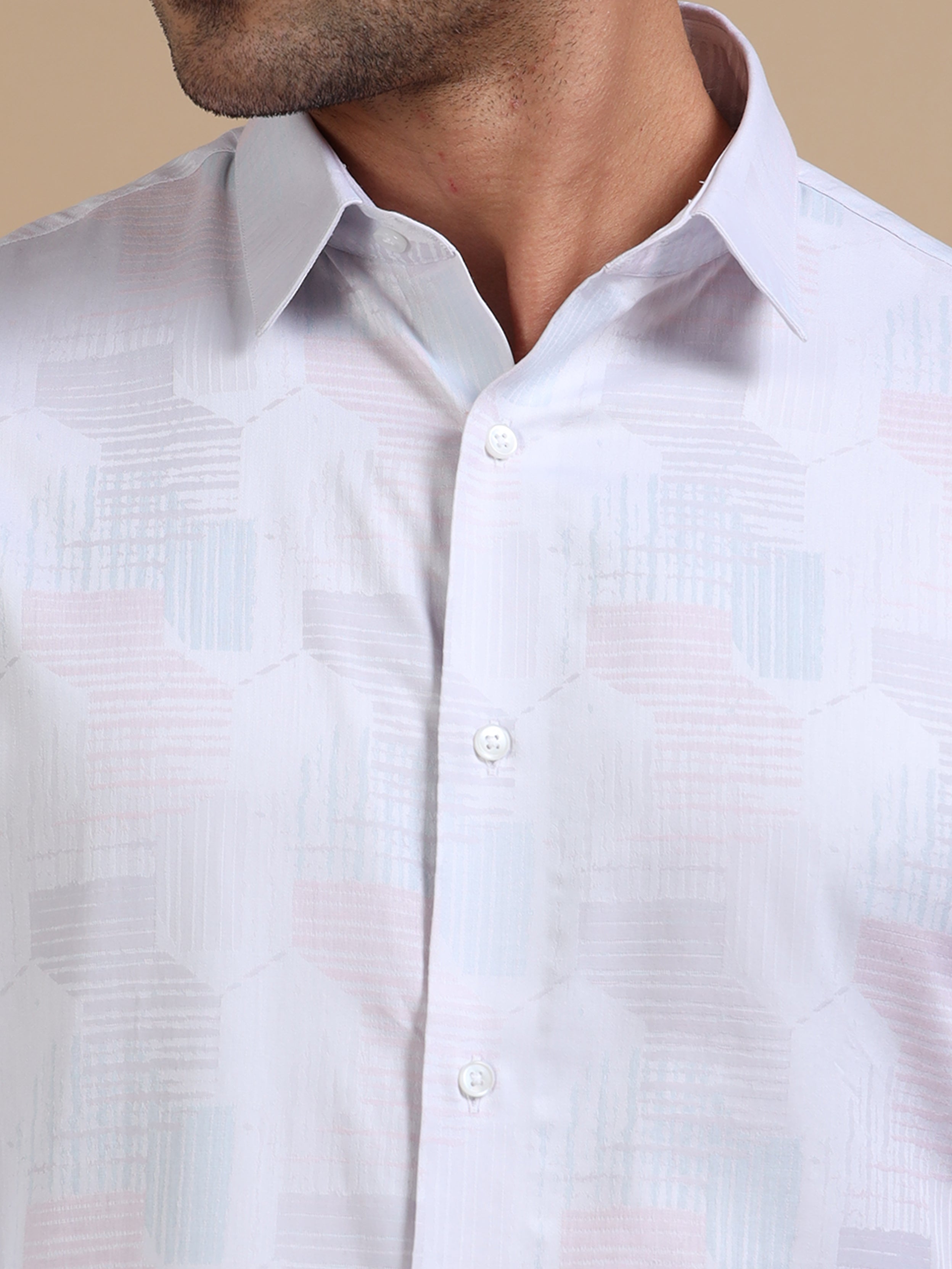 Light Jacquard Festive Shirt