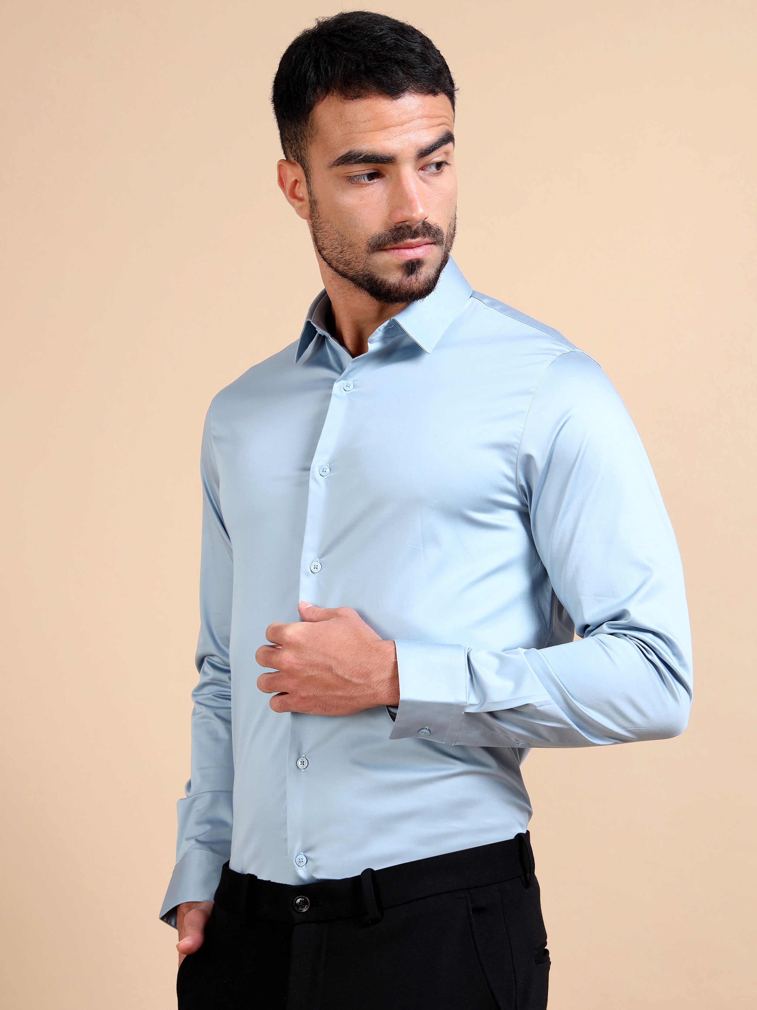 Blue Stretch Premium Shirt