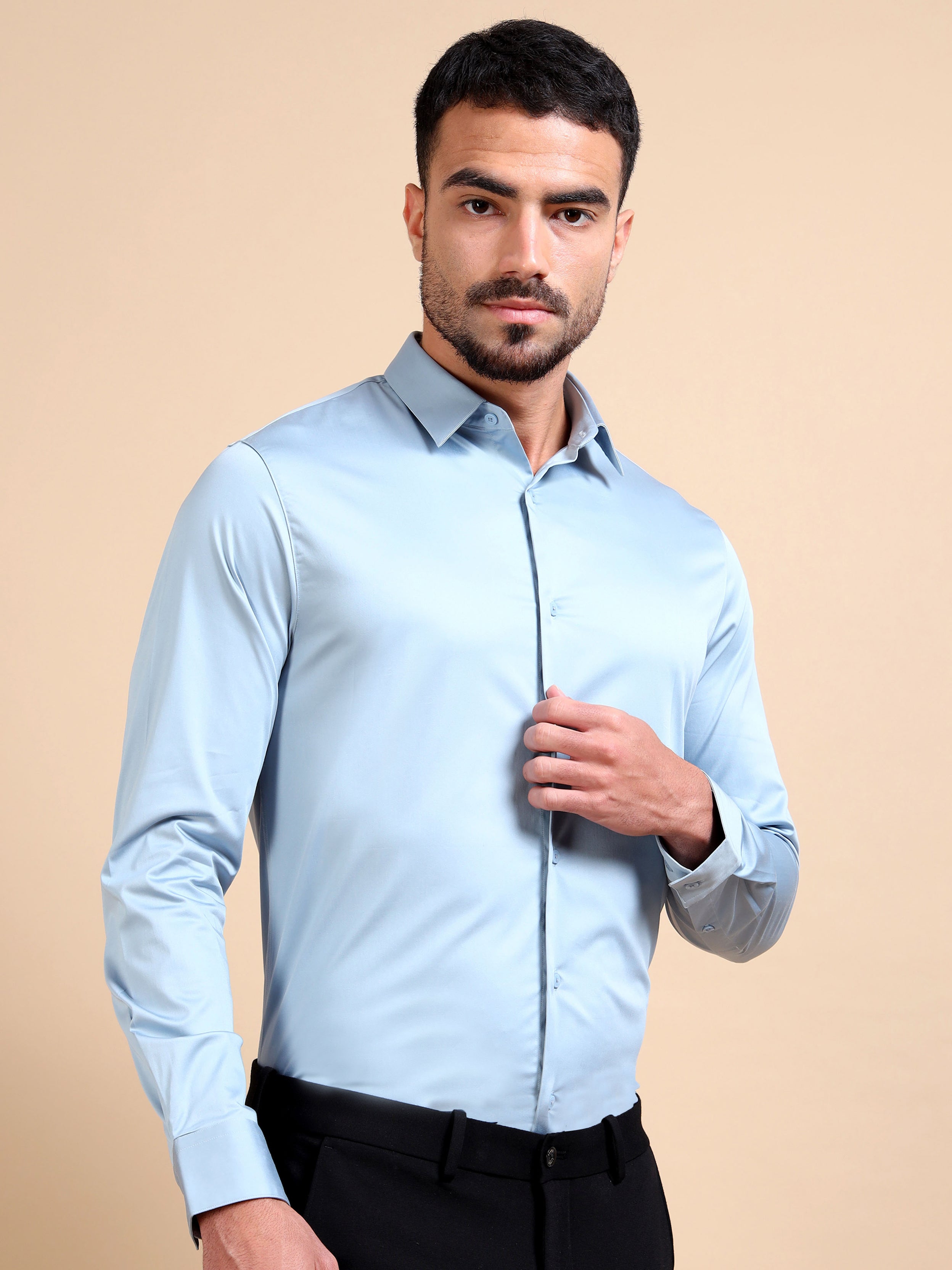 Blue Stretch Premium Shirt