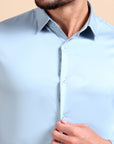 Blue Stretch Premium Shirt