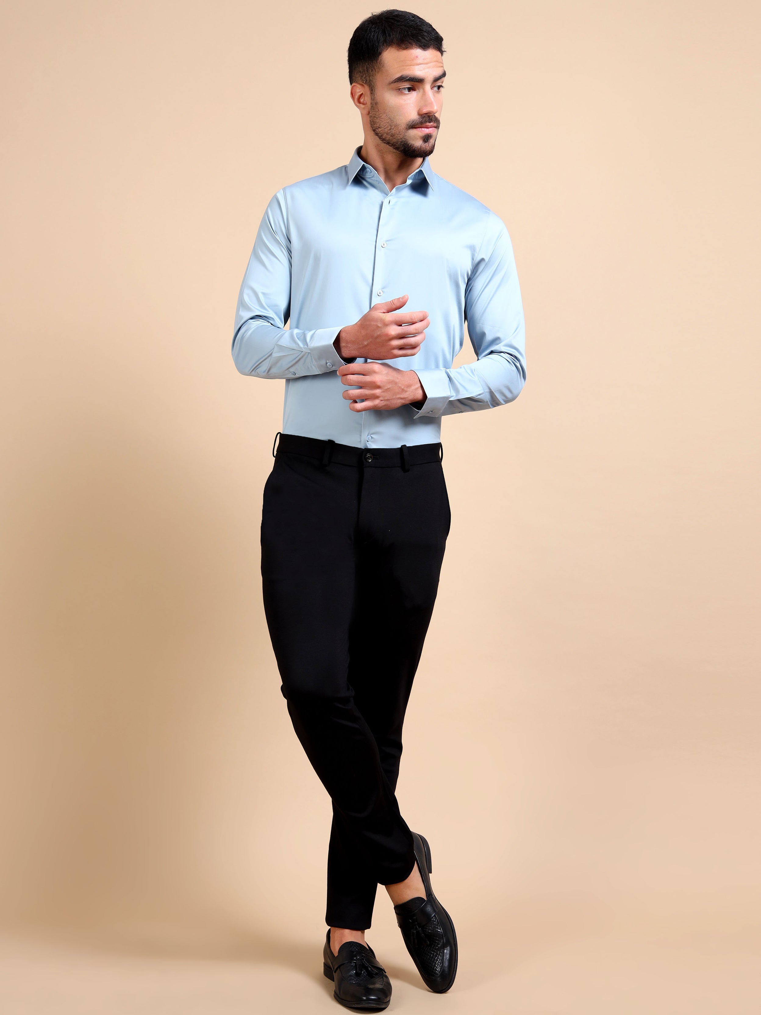 Blue Stretch Premium Shirt