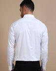 White Self Jacquard Premium Shirt