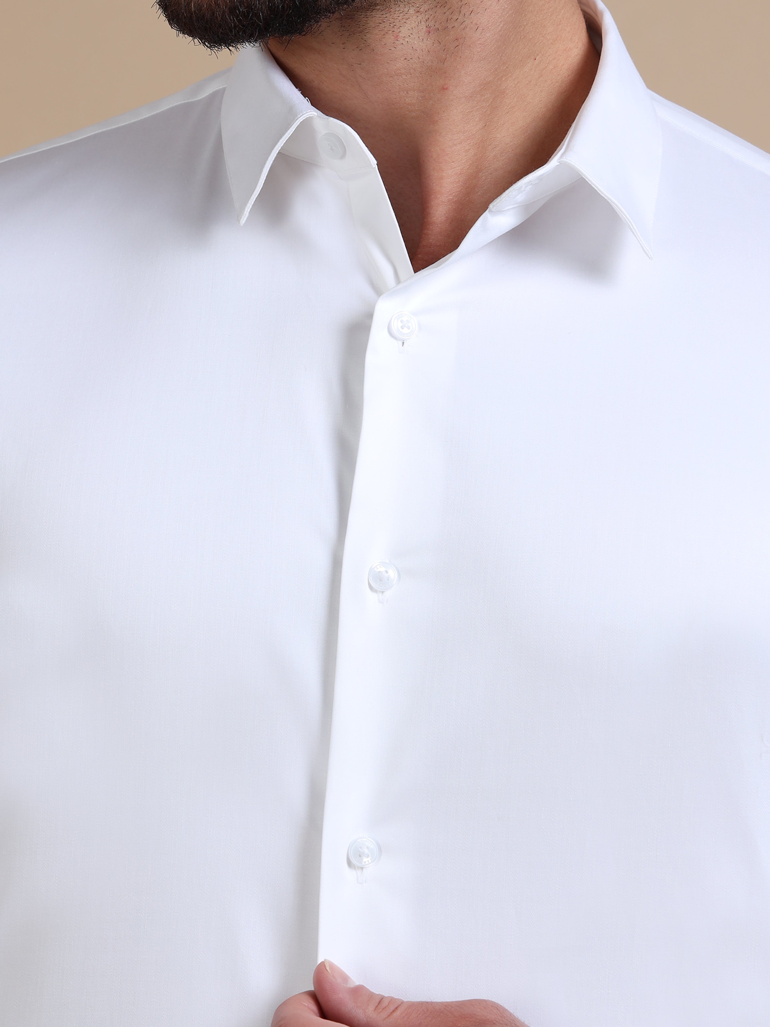 White Stretch Premium Shirt