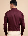 Maroon Stretch Premium Shirt