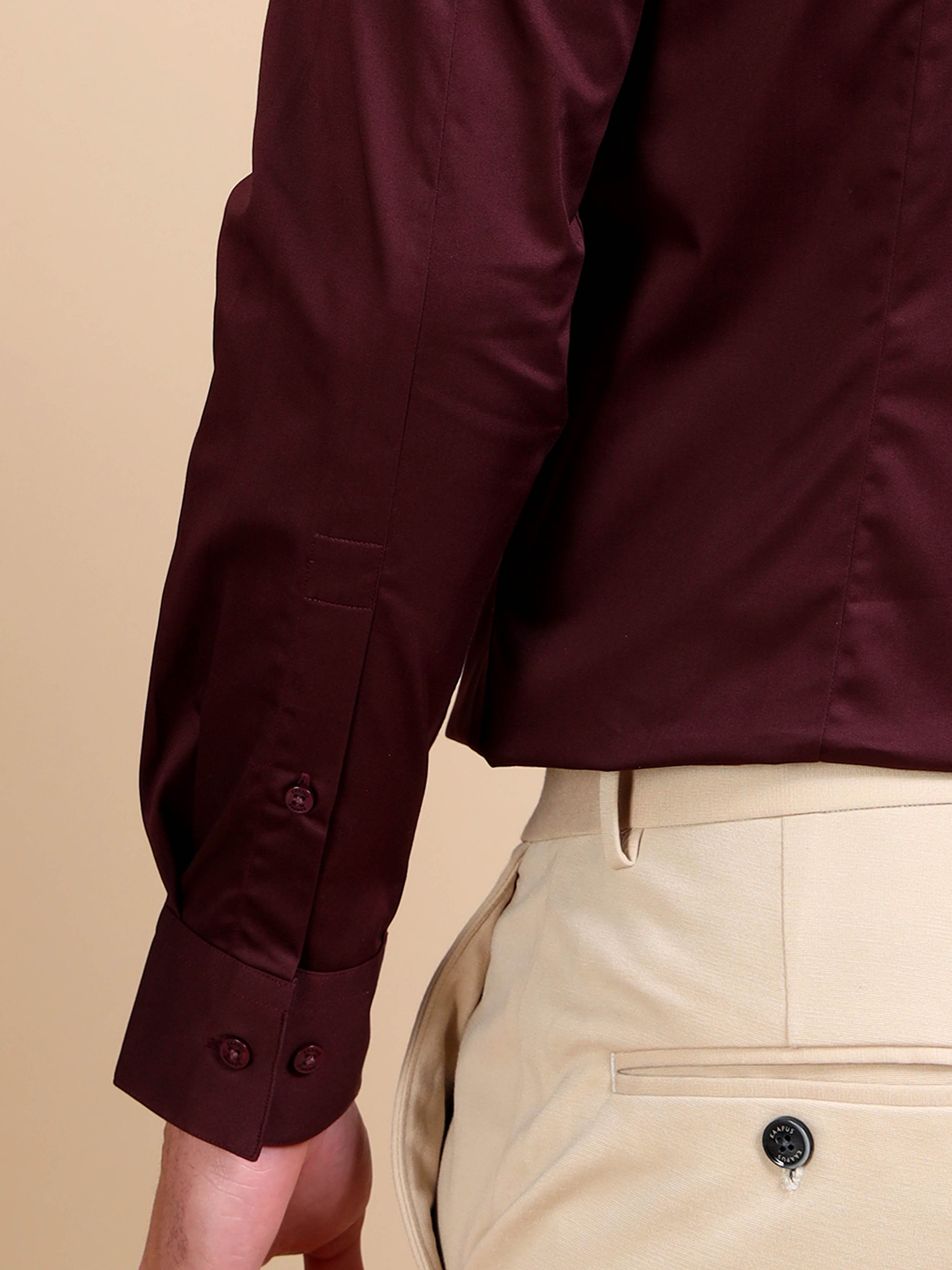 Maroon Stretch Premium Shirt