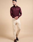 Maroon Stretch Premium Shirt