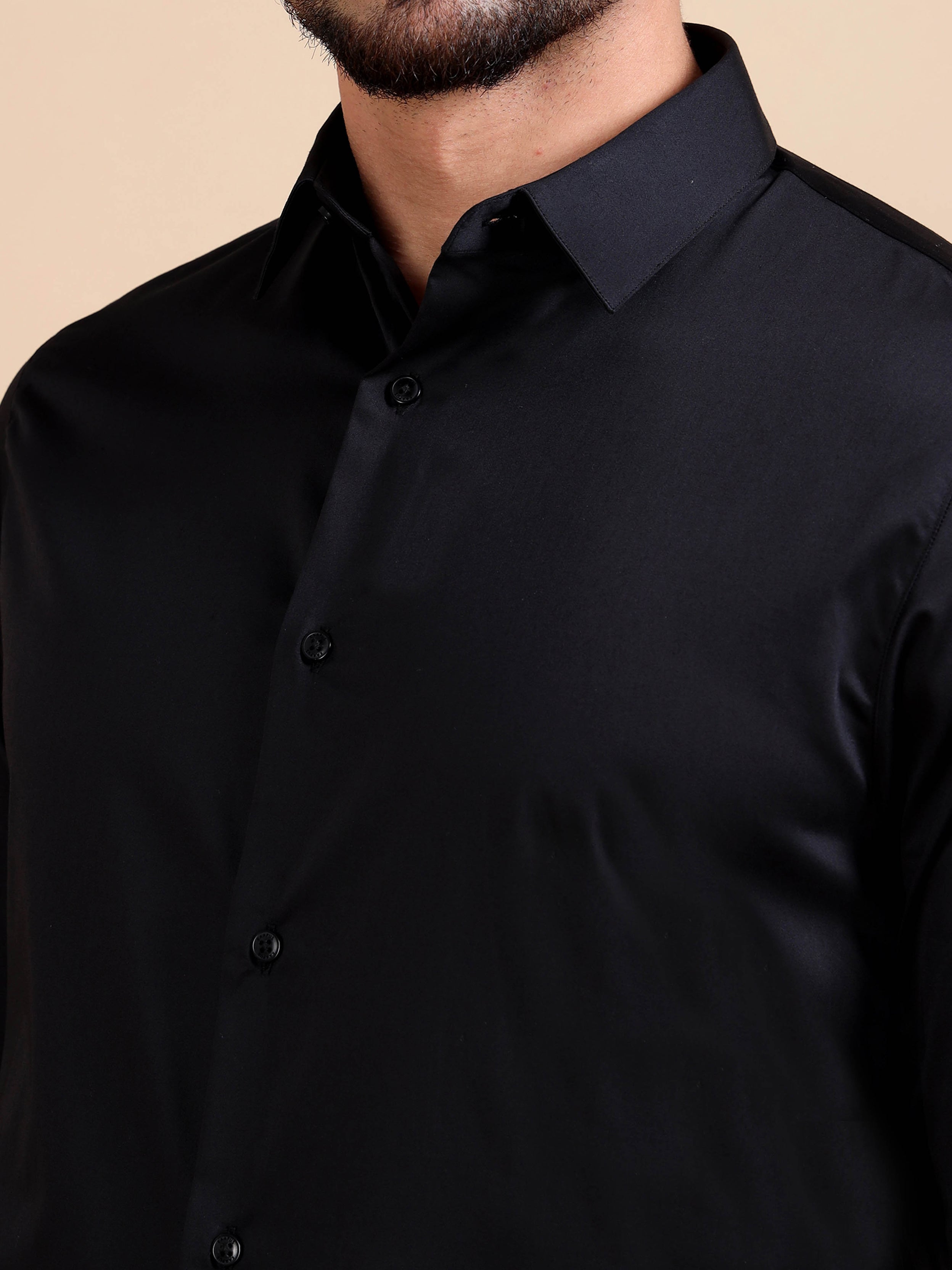 Black Stretch Premium Shirt