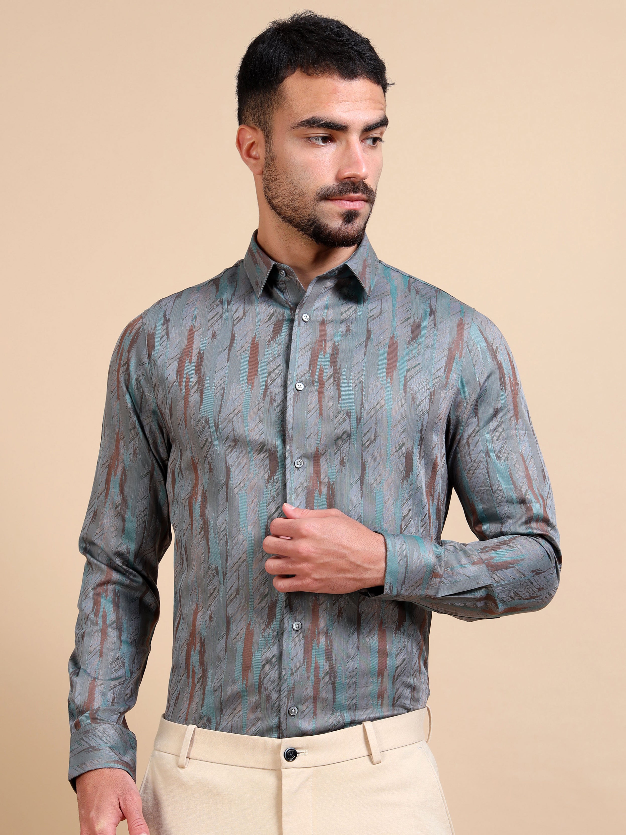 Marble Jacquard Premium Shirt