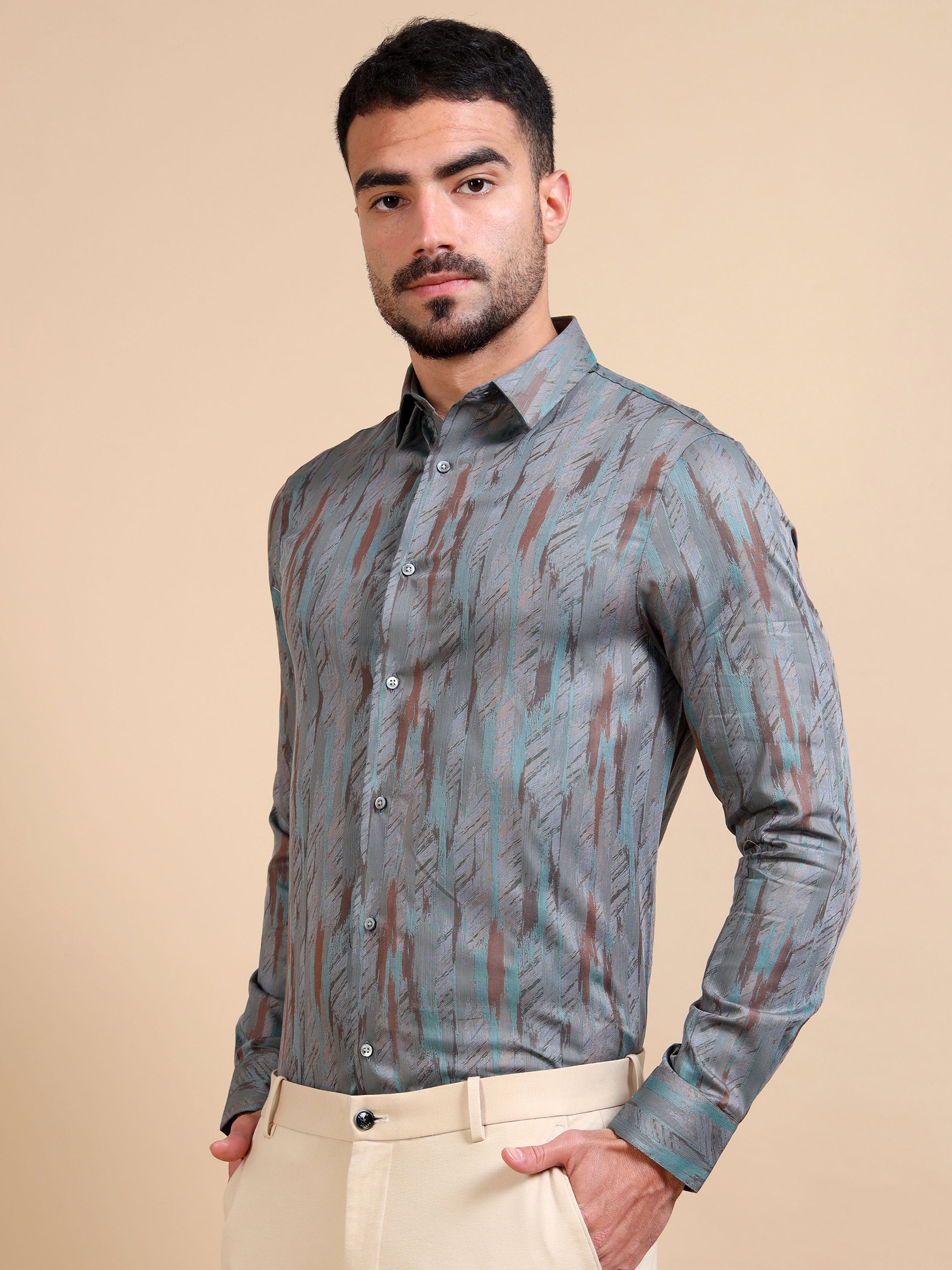 Marble Jacquard Premium Shirt