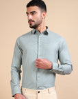 Structure Olive Premium Formal Shirt