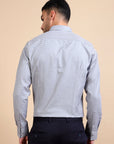 Structure Grey Premium Formal Shirt