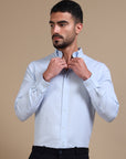 Blue Zen Button-down Stripe Shirt