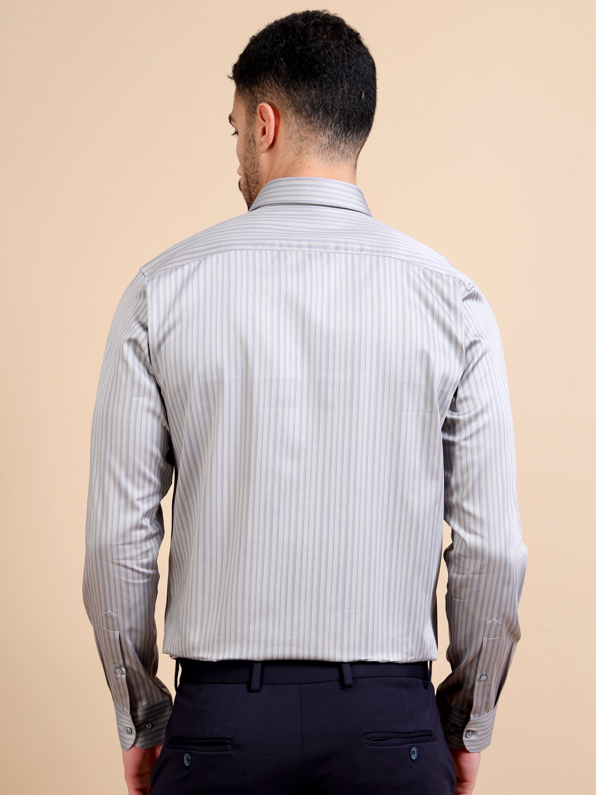 Zapphire Striped Premium Formal Shirt