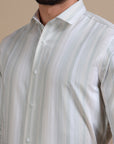 Green Stripe Premium Formal Shirt