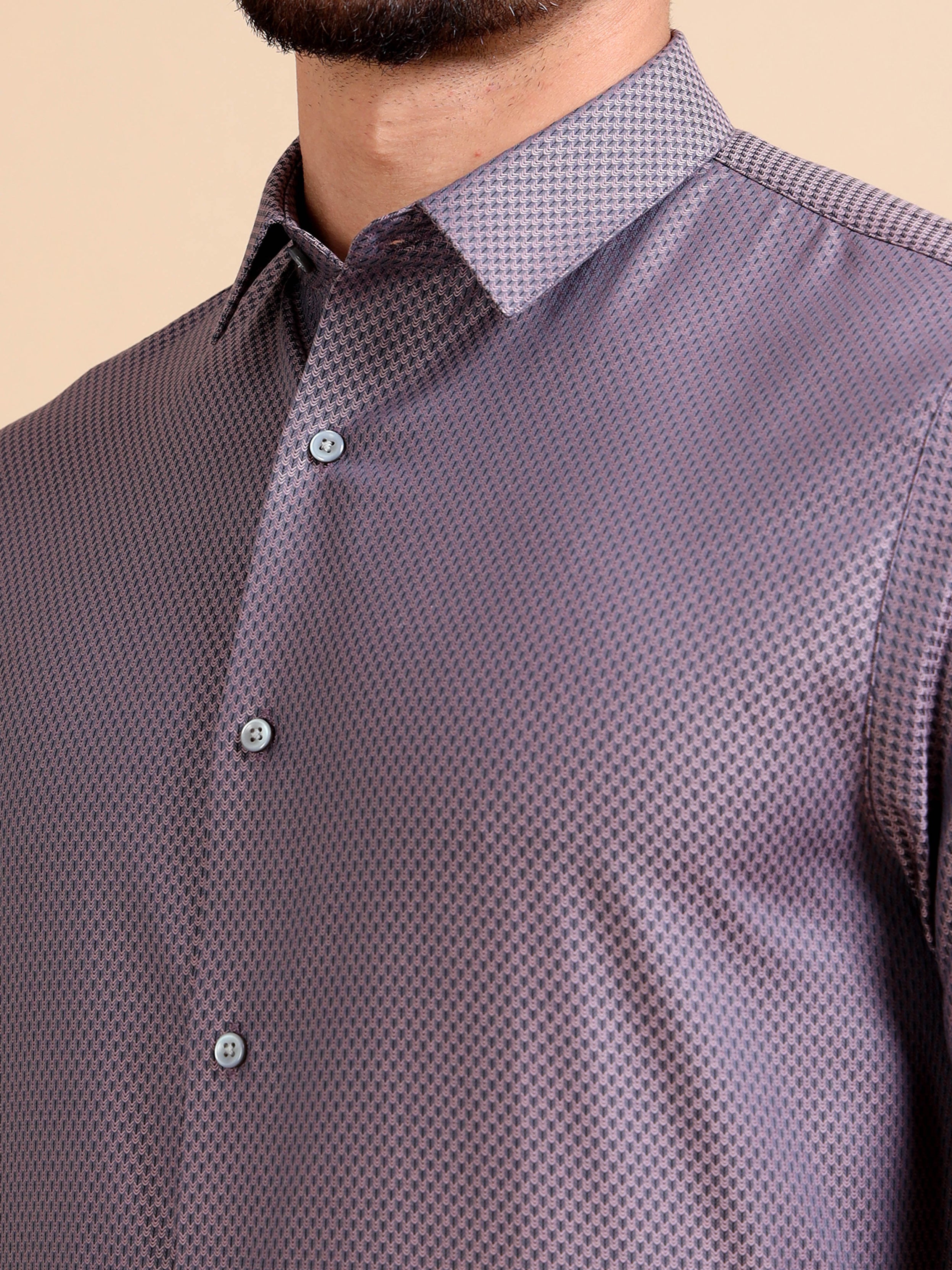 Structure Lilac Premium Formal Shirt