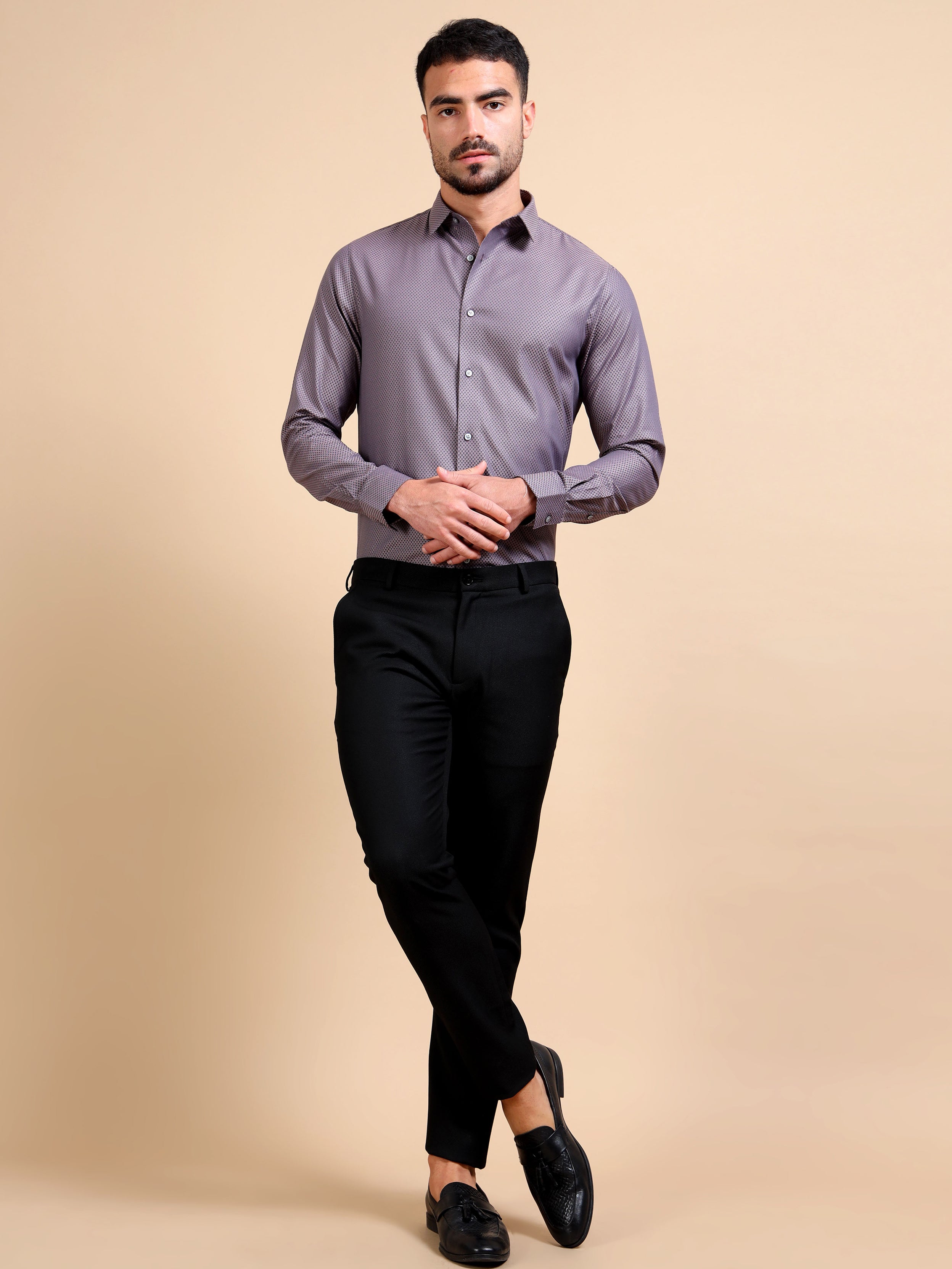 Structure Lilac Premium Formal Shirt