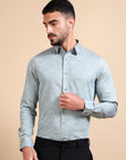 Blue Antique Jacquard Premium Shirt