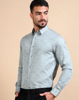 Blue Antique Jacquard Premium Shirt