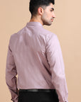 Mauve Solid Stretch Shirt