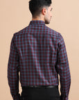 Premium Burgundy Checkered Shirt