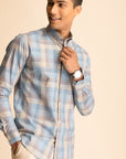 Multi-colored Moon Button-Down Shirt