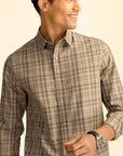 Brown Check Shirt