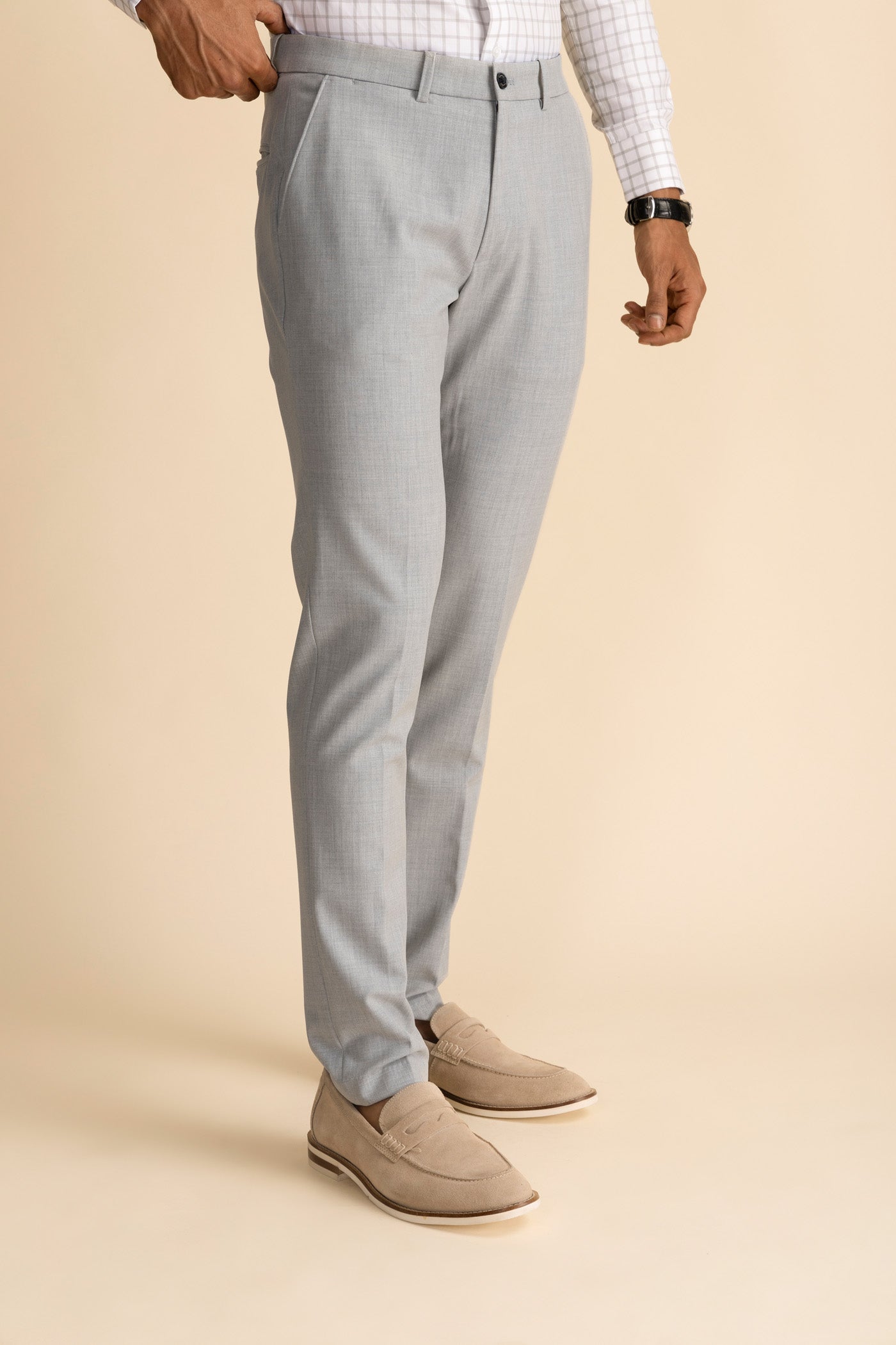 Light Grey Formal Trousers